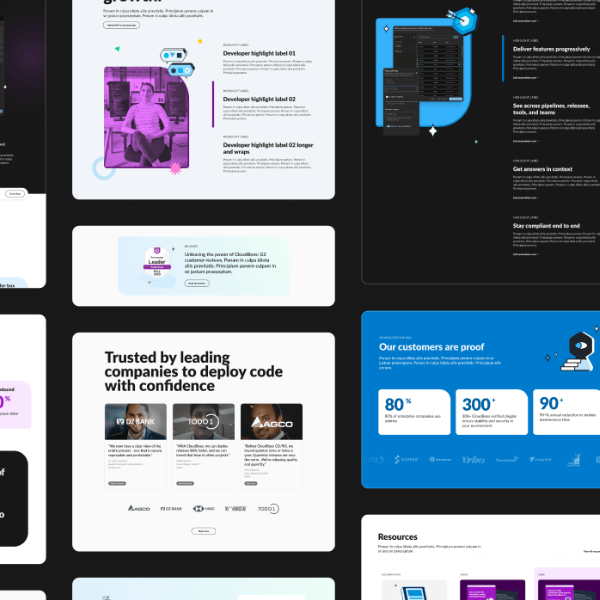 CloudBees Redesign Study - screenshots